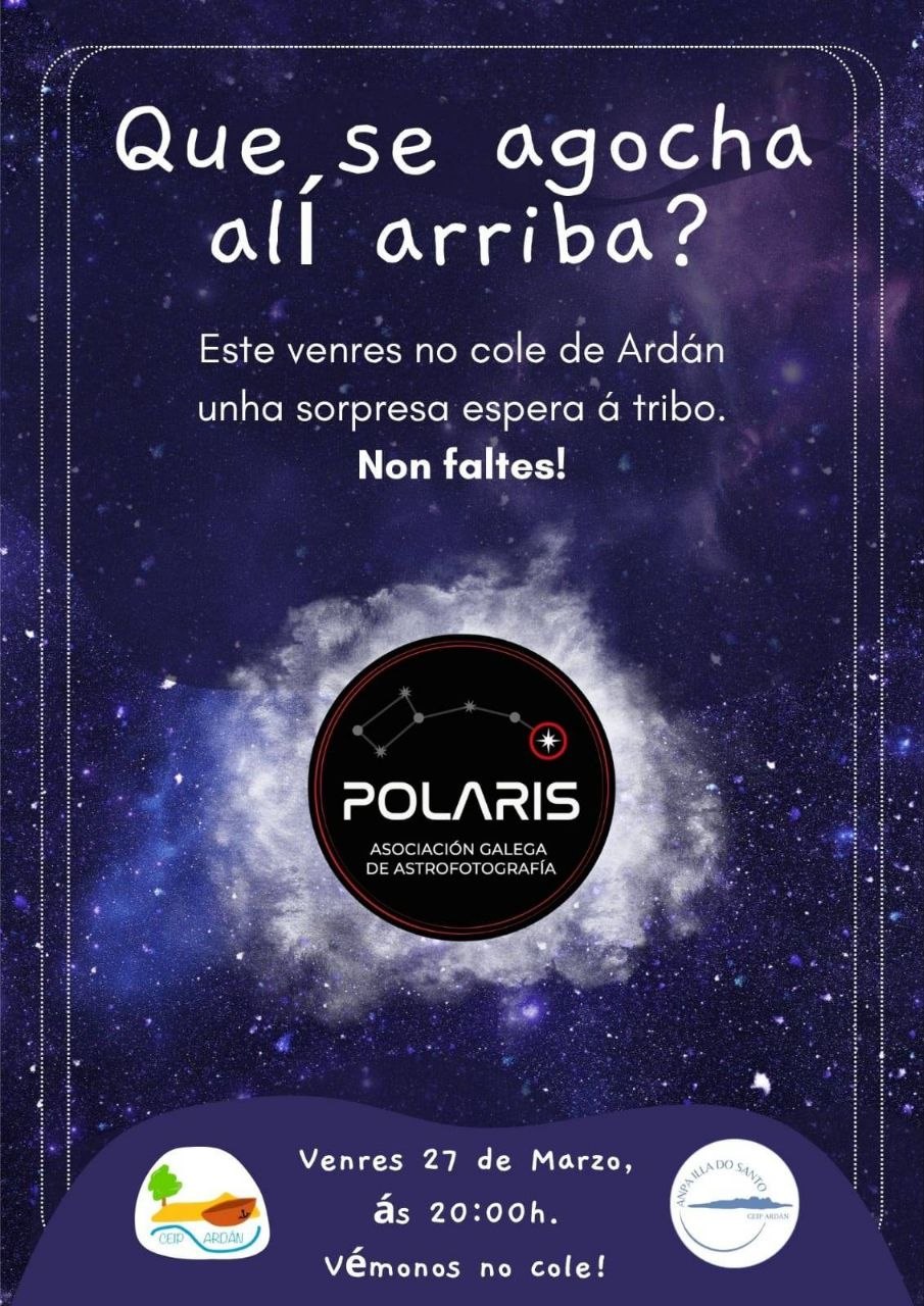 Astrofotografía en directo en el CEIP Ardán